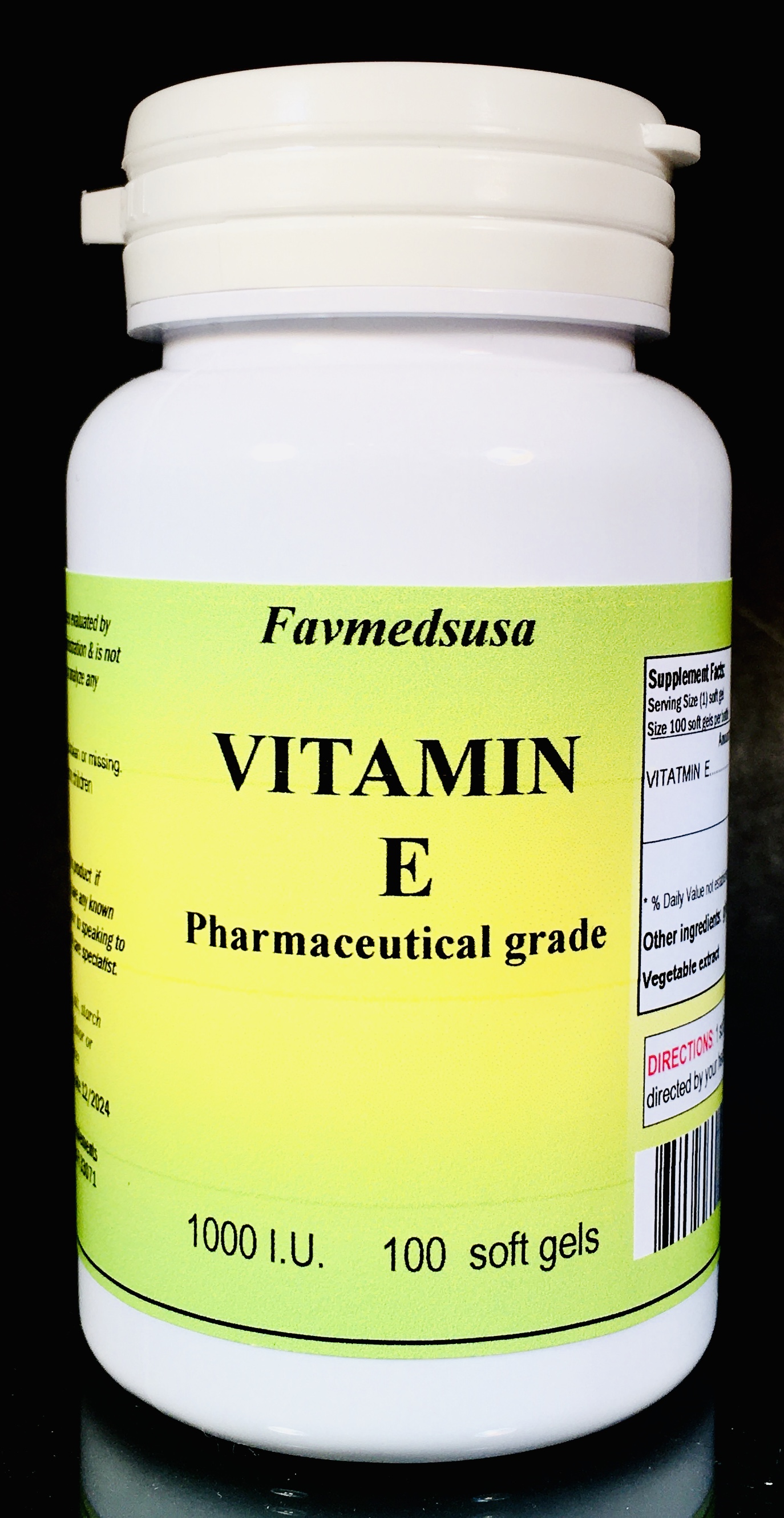 Vitamin E 1000i.u, blood clots, cystic fibrosis- 100 soft ...